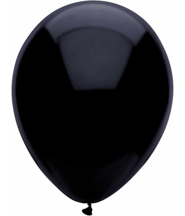 Ballonnen zwart 100 stuks