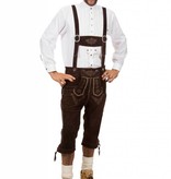 Lederhose elite donkerbruin