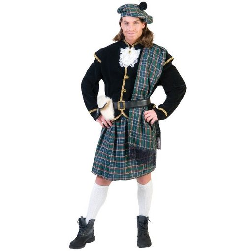 Schots verkleedpak tartan man