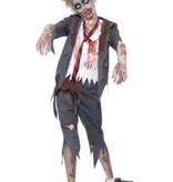 Zombie Schooljongen kostuum kind