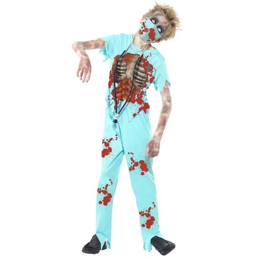 Zombie Chirurg kostuum kind