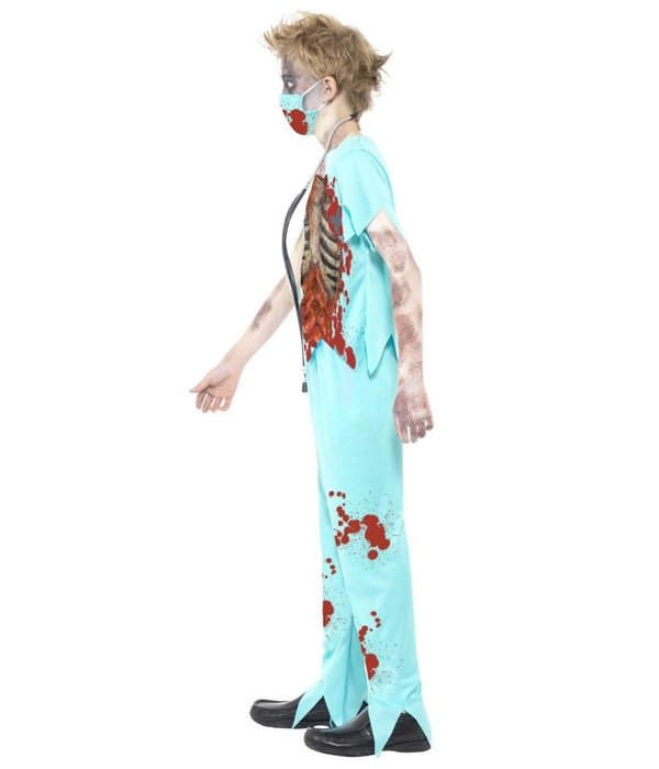 Zombie Chirurg kostuum kind