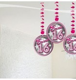 Hangdecoratie Swirl Sweet 16