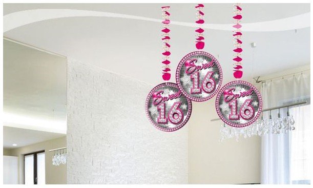 Hangdecoratie Swirl Sweet 16