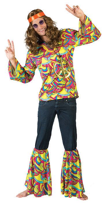 Hippie kostuum Hans afbeelding