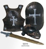 Ridderset zwart voor kinderen