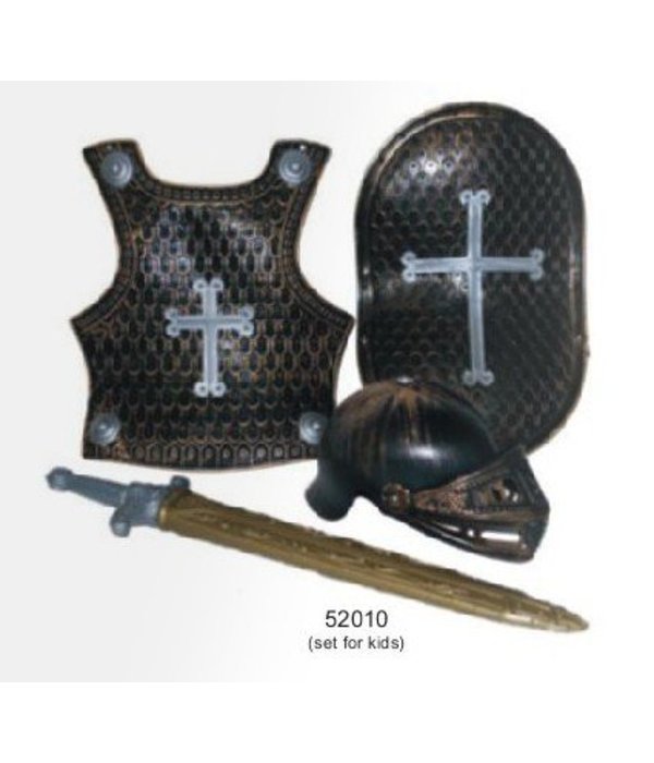 Ridderset zwart voor kinderen