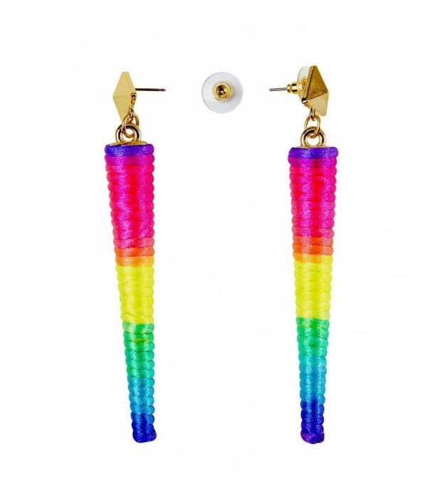 Oorbellen neon staaf