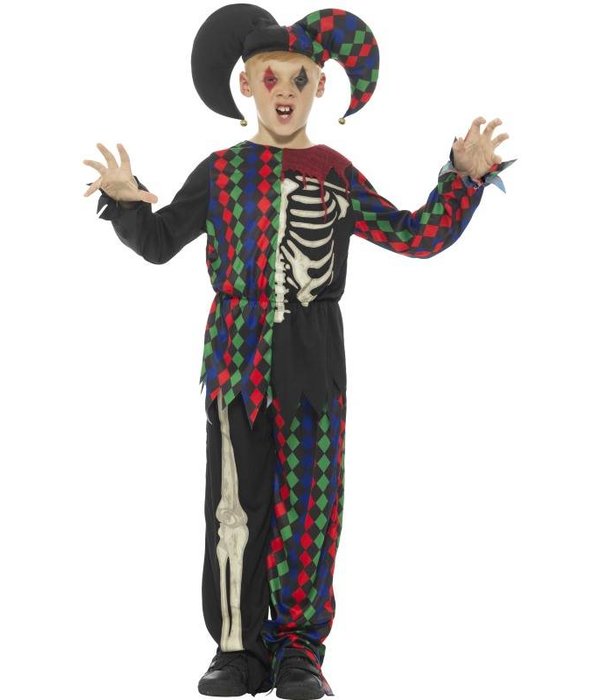 Joker skelet kostuum kind
