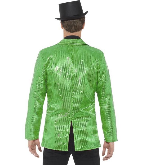 Colbert groen pailletten