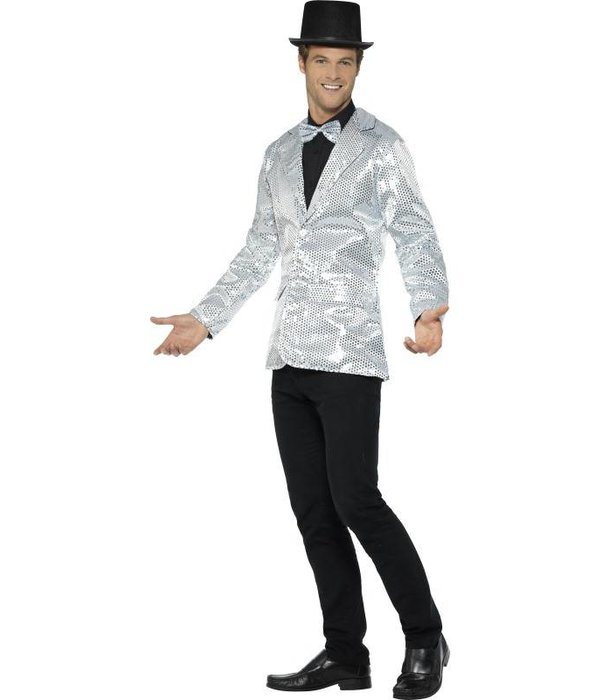 Colbert zilver pailletten