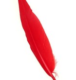 Rode veertjes 100 stuks