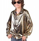 Disco blouse goud kind