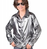 Disco blouse zilver kind