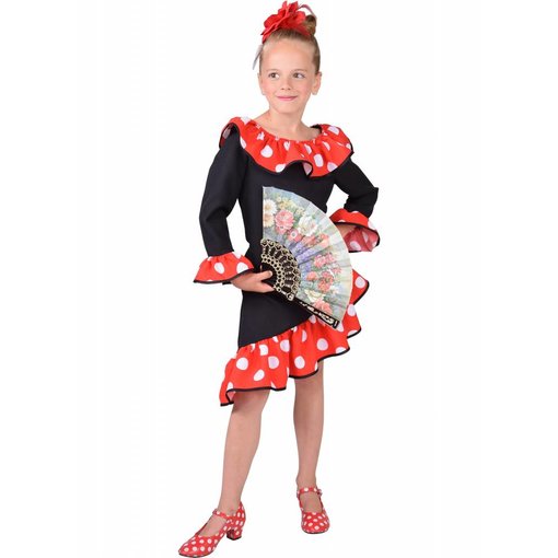Spaanse danseres jurkje meisje