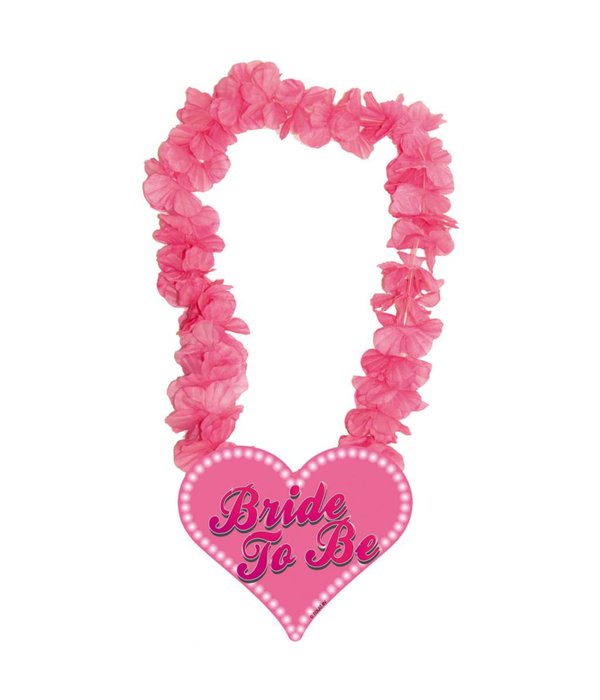 Hawaii krans roze Bride to be