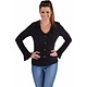 Jersey blouse zwart