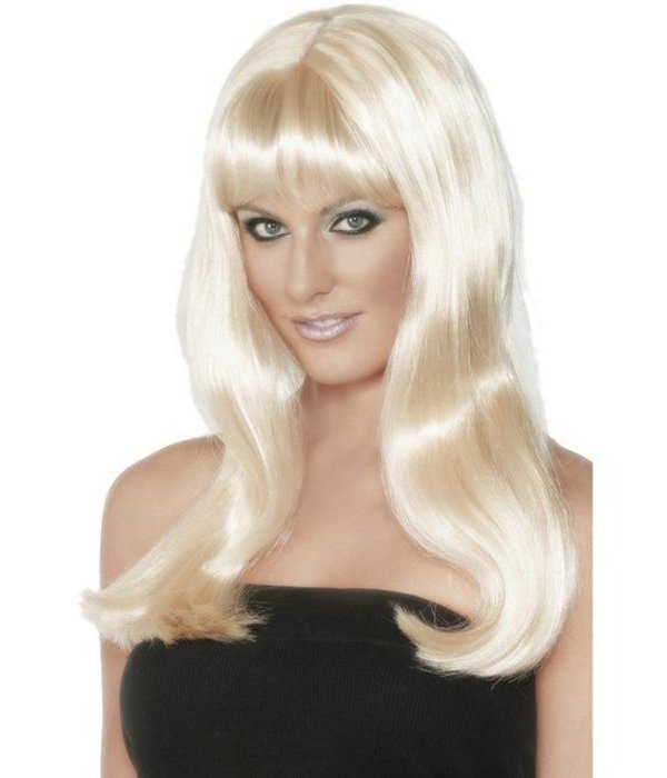 Beach Babe pruik blond