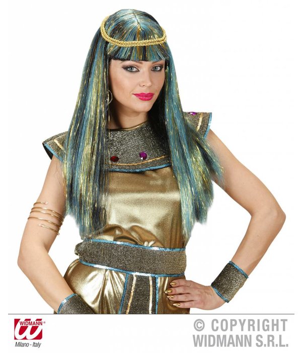 Pruik Cleopatra new age