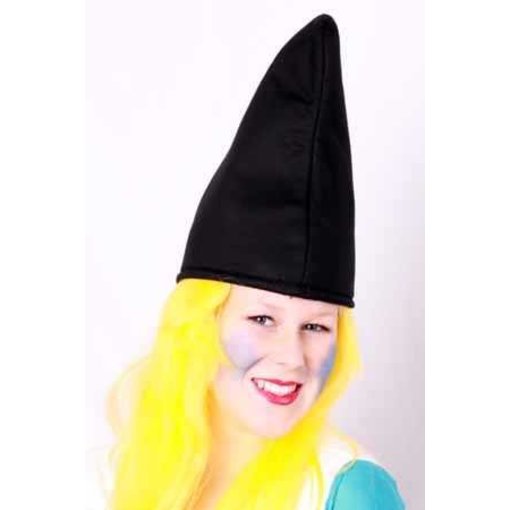 Kabouter/smurfenmuts zwart
