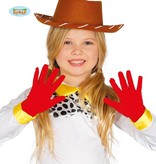 Rode handschoenen kind 22 cm