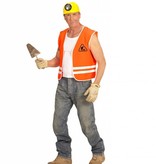 Oranje bouwvakkers vest