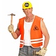 Oranje bouwvakkers vest