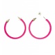 Oorbellen neon roze