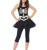 Skelet verkleedkleding tiener