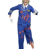 Zombie piloten kostuum man