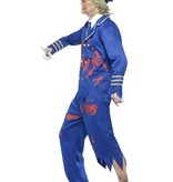 Zombie piloten kostuum man