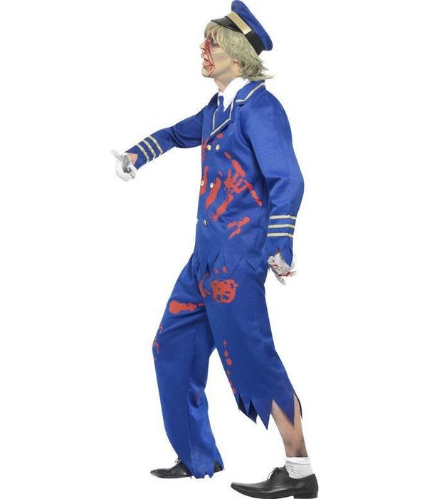 Zombie piloten kostuum man