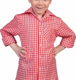 Tiroler blouse kind rood