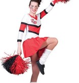 Cheerleader jurk Cherry