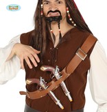 Piratenriem met 2 pistolen