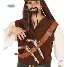 Piratenriem met 2 pistolen