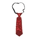 Stropdas pailletten rood