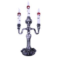 Kandelaar 3 kaarsen horror met licht