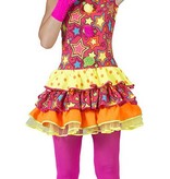 Clownsjurk dames Stars
