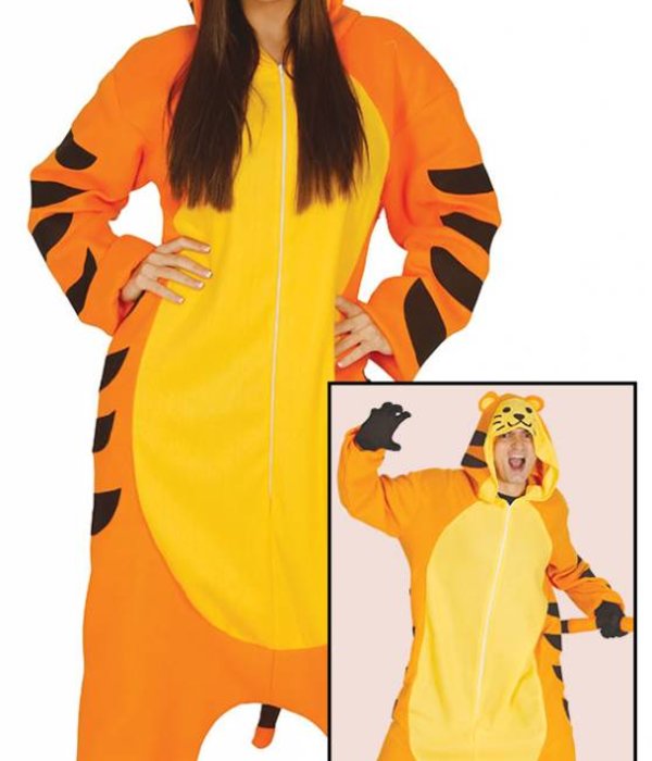 Tijger onesie verkleedpak