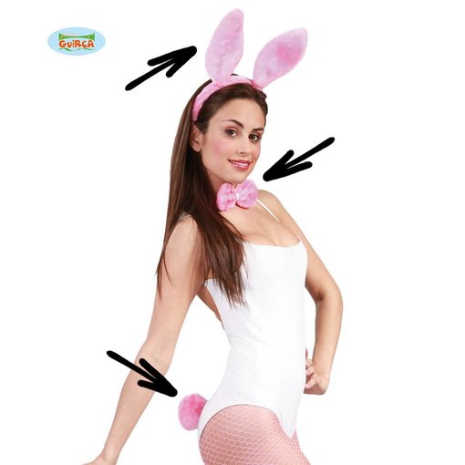 Bunny Set Roze