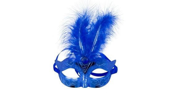 Blauw masker