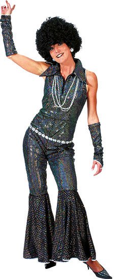 Boogie Queen jumpsuit zwart