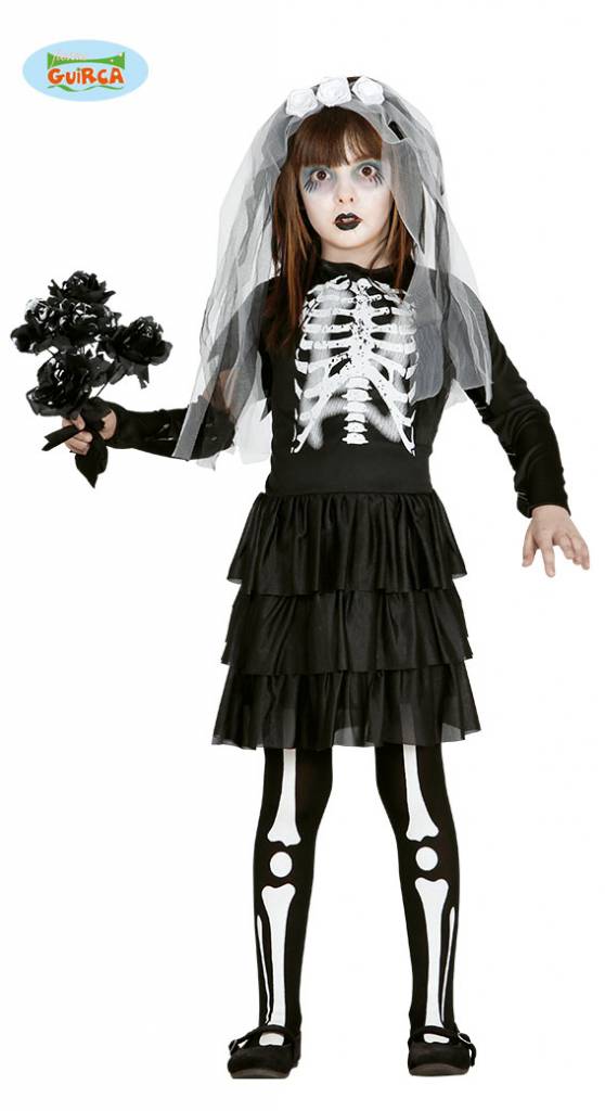 Skeleton bruidje kind afbeelding