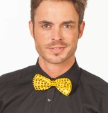 Strikje pailletten goud