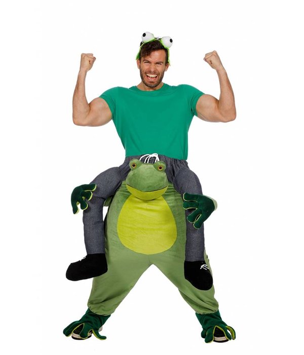 Gedagen door kostuum kikker