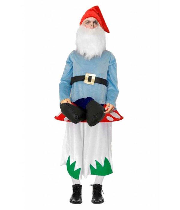 Kabouter op paddestoel kostuum