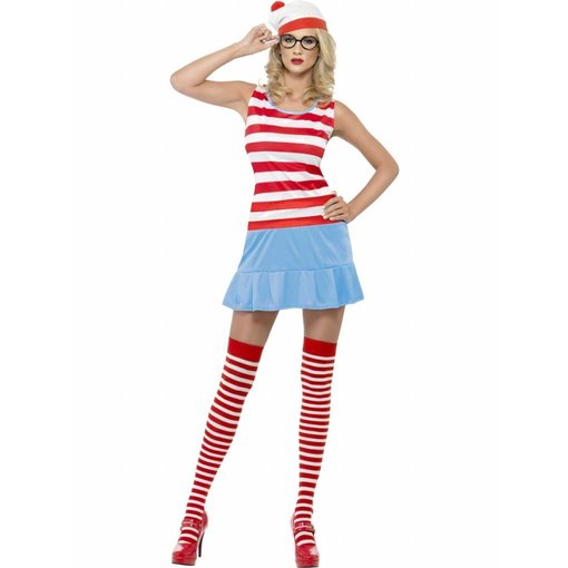 Waar is Wally cutie kostuum