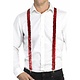 Bretels pailletten rood