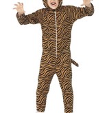 Tijgerpakje jumpsuit kind